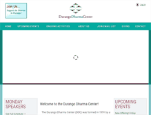 Tablet Screenshot of durangodharmacenter.org